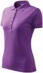 Lacná dámska elegantná polokošeľa, fialová
