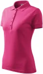 Lacná dámska elegantná polokošeľa, purpurová