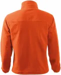 Lacná pánska fleecová bunda, oranžová