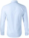 Lacná pánska košeľa s dlhým rukávom slim fit, svetlo modrá