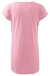 Lacné dámske splývavé tričko/šaty, ružová