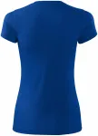 Lacné dámske športové tričko, kráľovská modrá