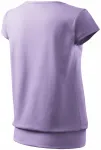 Lacné dámske trendové tričko, levanduľová