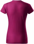 Lacné dámske tričko jednoduché, fuchsia red