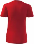 Lacné dámske tričko klasické, červená