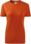 Lacné dámske tričko klasické, oranžová