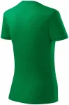 Lacné dámske tričko klasické, trávová zelená