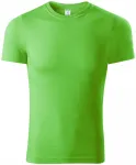 Lacné detské ľahké tričko, jablkovo zelená