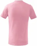 Lacné detské tričko jednoduché, ružová