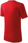 Lacné detské tričko klasické, červená