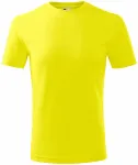 Lacné detské tričko klasické, citrónová