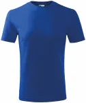Lacné detské tričko klasické, kráľovská modrá