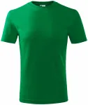 Lacné detské tričko klasické, trávová zelená