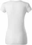 Lacné exkluzívne dámske tričko, biela