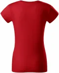 Lacné odolné dámske tričko, červená