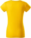 Lacné odolné dámske tričko, žltá
