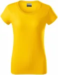 Lacné odolné dámske tričko, žltá