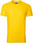 Lacné odolné pánske tričko, žltá
