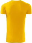 Lacné pánske módne tričko, žltá