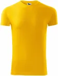 Lacné pánske módne tričko, žltá