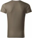 Lacné pánske priliehavé tričko, army