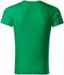 Lacné pánske priliehavé tričko, trávová zelená