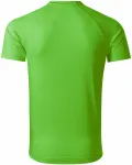 Lacné pánske športové tričko, jablkovo zelená