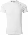 Lacné pánske športové tričko, biela