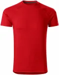 Lacné pánske športové tričko, červená
