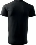 Lacné pánske tričko jednoduché, čierna