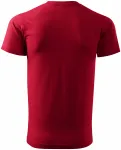 Lacné pánske tričko jednoduché, marlboro červená