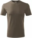 Lacné pánske tričko klasické, army