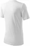 Lacné pánske tričko klasické, biela