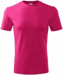 Lacné pánske tričko klasické, purpurová