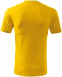 Lacné pánske tričko klasické, žltá
