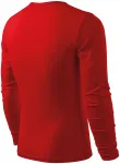 Lacné pánske tričko s dlhým rukávom, červená