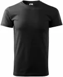 Lacné pánské triko z GRS bavlny, čierna