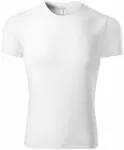 Lacné Športové tričko unisex, biela