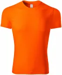 Lacné Športové tričko unisex, neónová oranžová