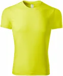 Lacné Športové tričko unisex, neónová žltá