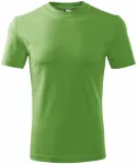 Lacné tričko hrubé, hráškovo zelená