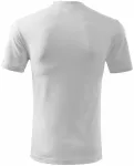 Lacné tričko klasické, biela