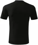 Lacné tričko klasické, čierna