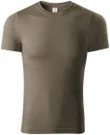 Lacné tričko ľahké s krátkym rukávom, army