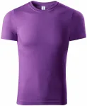 Lacné tričko ľahké s krátkym rukávom, fialová