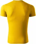 Lacné tričko ľahké s krátkym rukávom, žltá