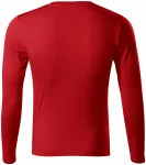 Lacné tričko na šport s dlhým rukávom, červená