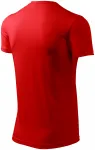 Lacné tričko s asymetrickým priekrčníkom, červená