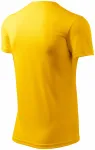Lacné tričko s asymetrickým priekrčníkom, žltá