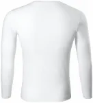 Lacné tričko s dlhým rukávom, ľahšie, biela